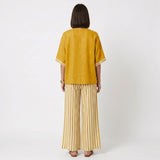 Clara - Linen set: striped tunic and pants