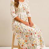 ARABELLA - VESTIDO MIDI FLORAL
