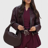 Medium Shoulder Bag in Sage